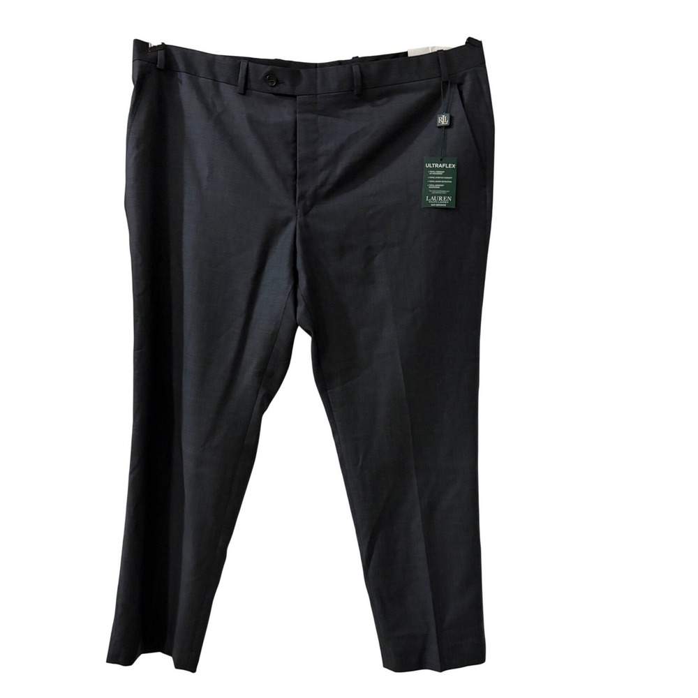 Lauren Ralph Lauren Mens 42x30 Grey Edgewood Ultraflex Classic Dress‎ Pants $150